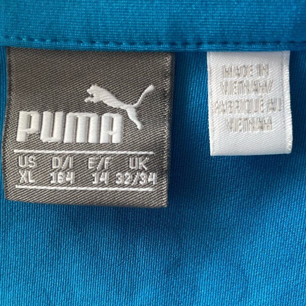 PUMA GOLF Junior GT Titan Stripe Polo Shirt SZ US XL - Picture 9 of 12